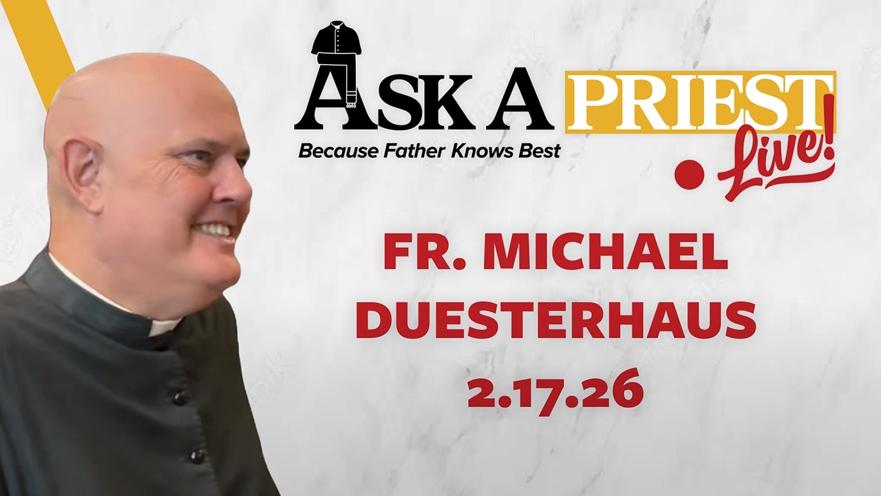 Ask A Priest Live - Open Q&A with Fr. Michael Duesterhaus