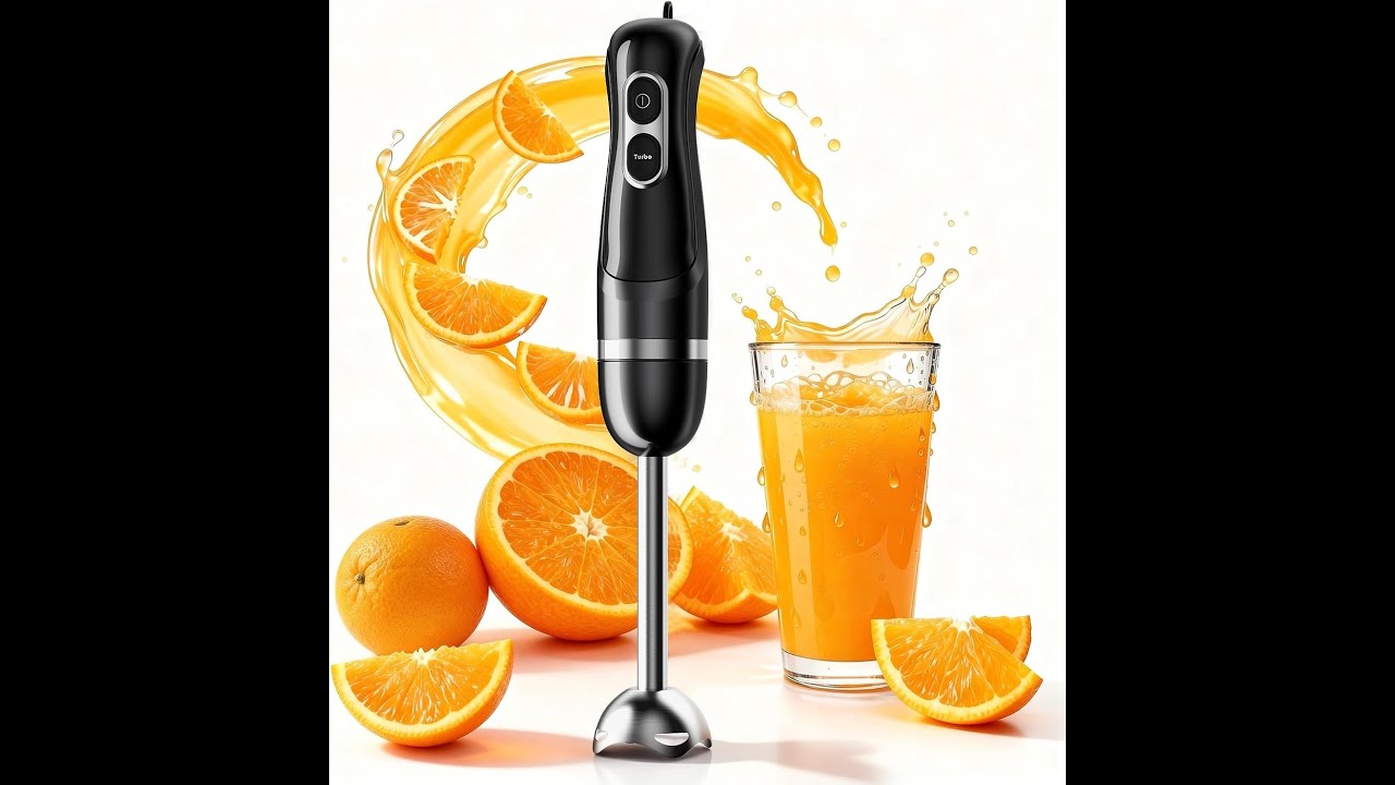 Immersion Blender Handheld, Corded Electric Blenders Portable Stick Mixer with 2 Mixing Speed