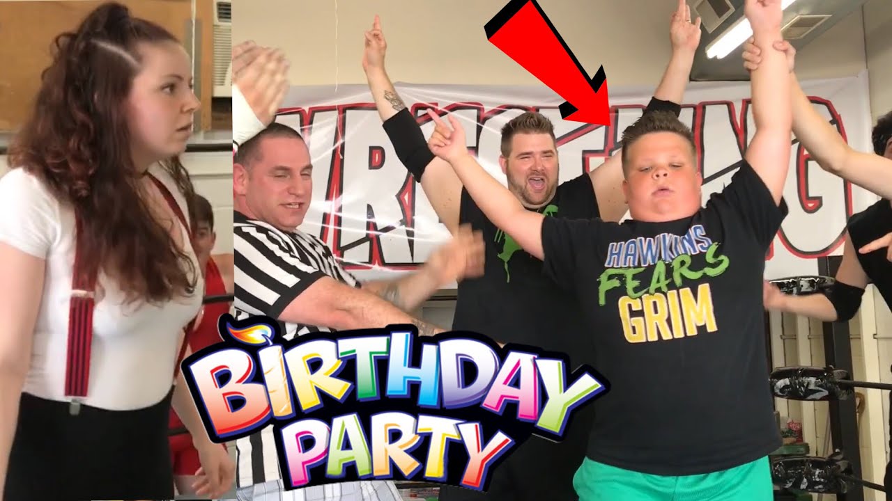 BIRTHDAY BOY JOINS DF TO SAVE THE PARTY CUPCAKES! A Real Birthday Party For a Real Fan!