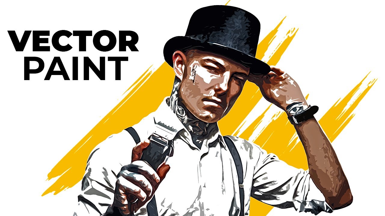 Vector Paint Photoshop Action Tutorial