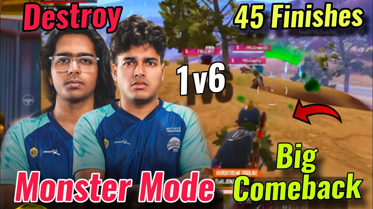 Godl Big Comeback in Finals🔥| Jonathan in Monster Mode 😳 Solo 6 Finishes 😮 Godl 45 Finishes Total 😱
