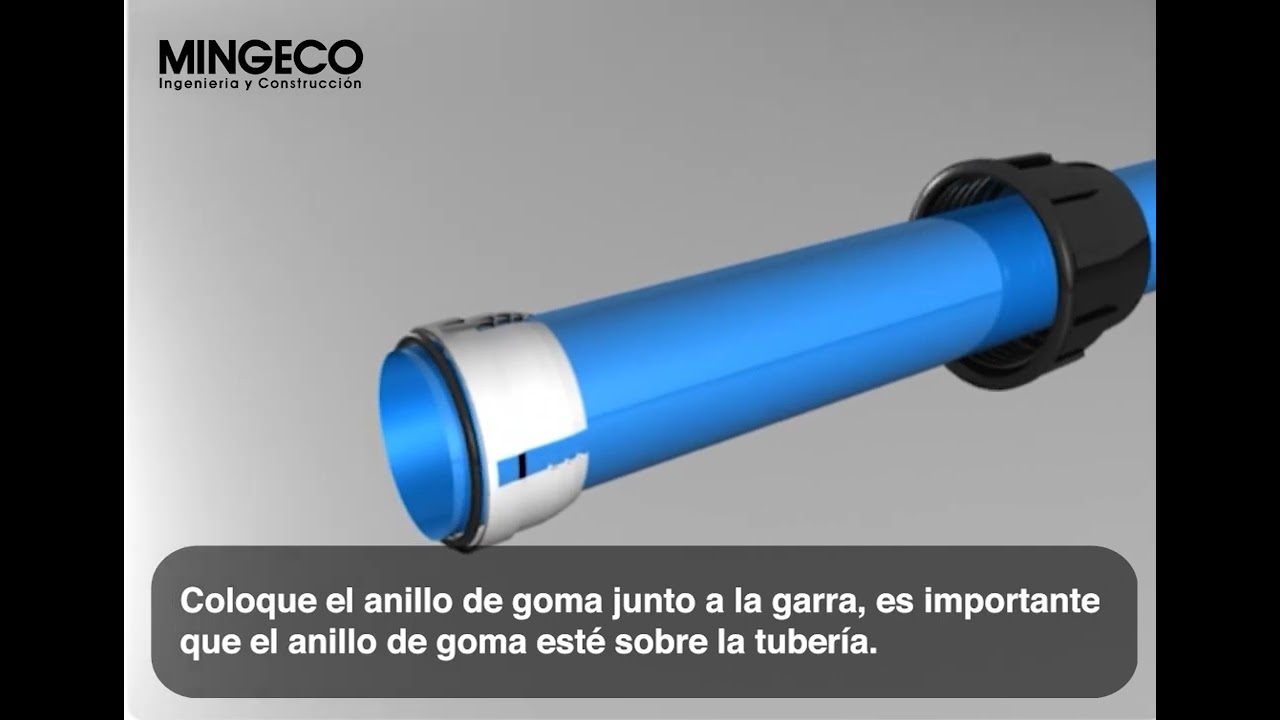 COMO INSTALAR ACCESORIOS A COMPRESION PARA TUBERIA HDPE - MINGECO INGENIERIA