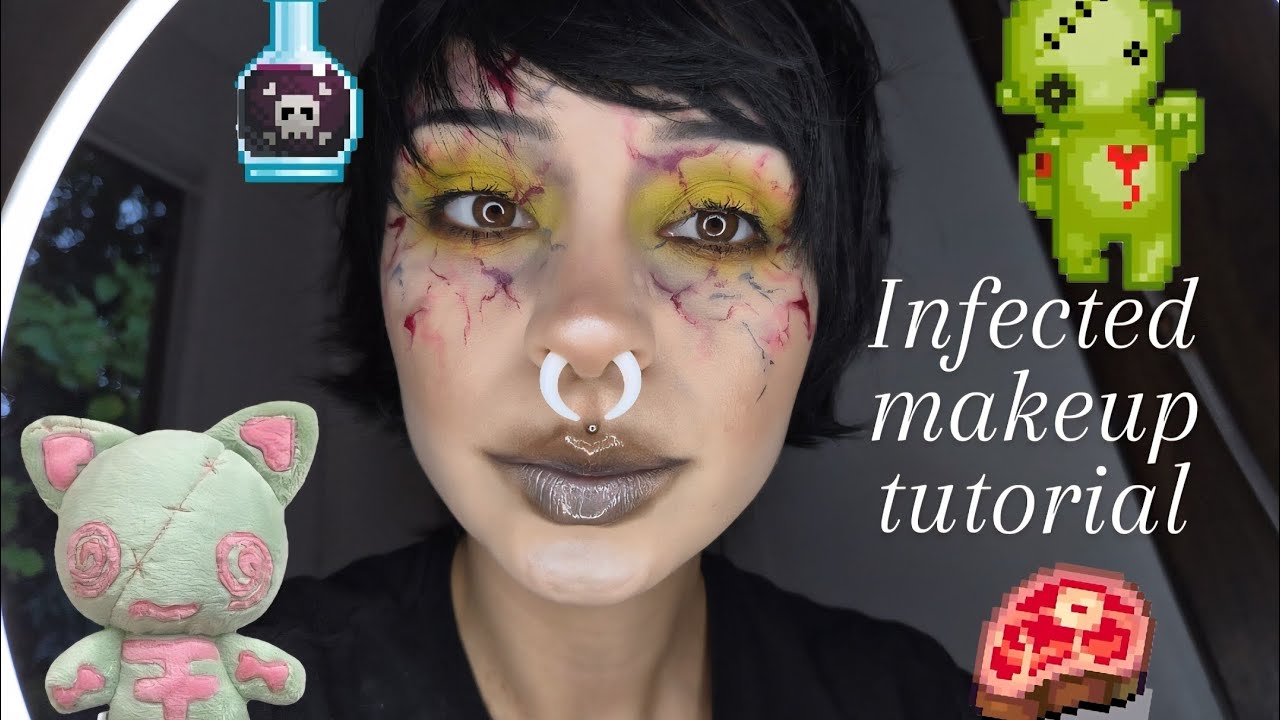 SEXY,  INFECTED, AND MIGHT BITE? makeup tutorial 