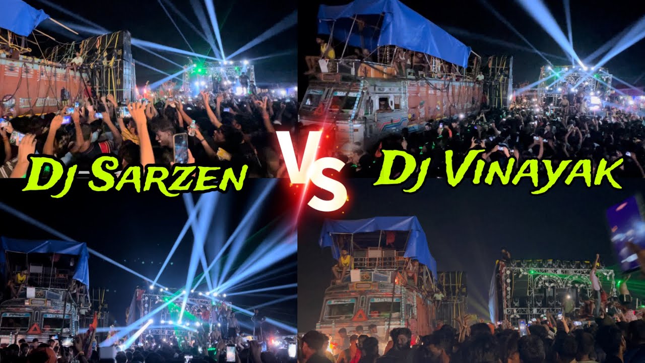 Dj Sarzen Vs Dj Vinayak Full bass Competition In Haridwar Kawad Yatra  | Competition होते होते बचा