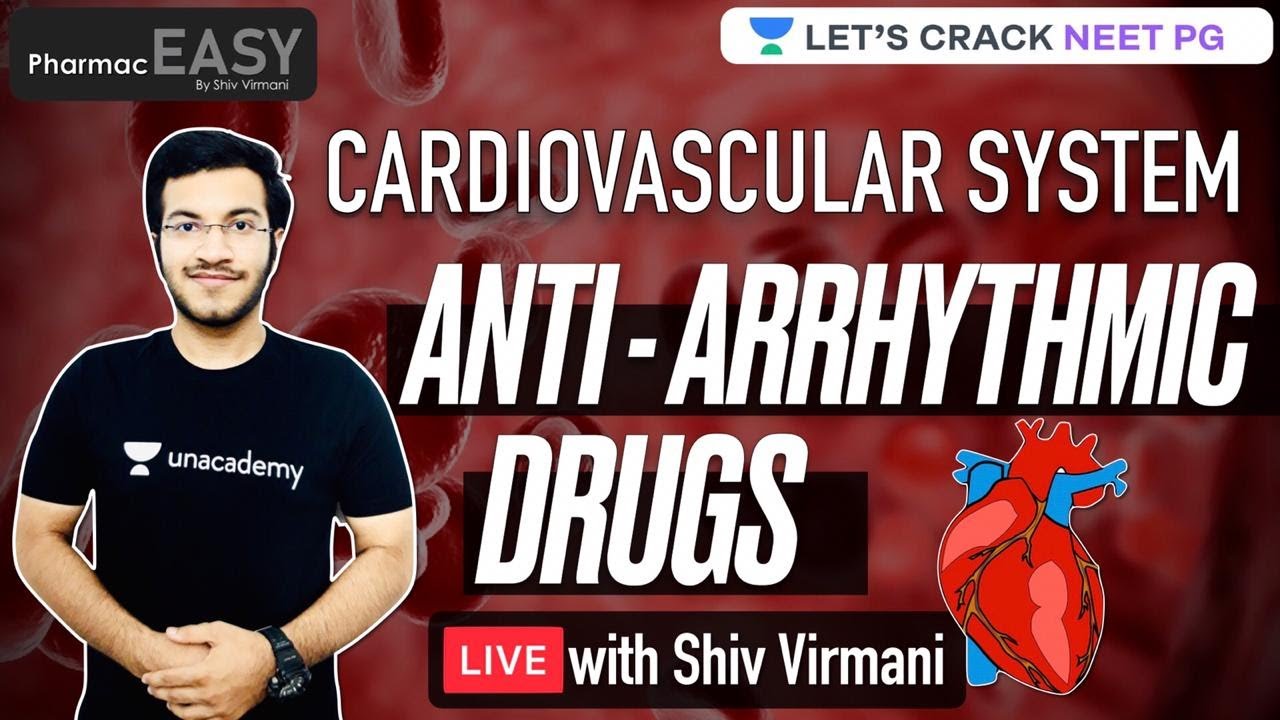 PharmacEasy | Cardiovascular System: Antiarrhythmic | NEET PG 2021 | Shiv Virmani