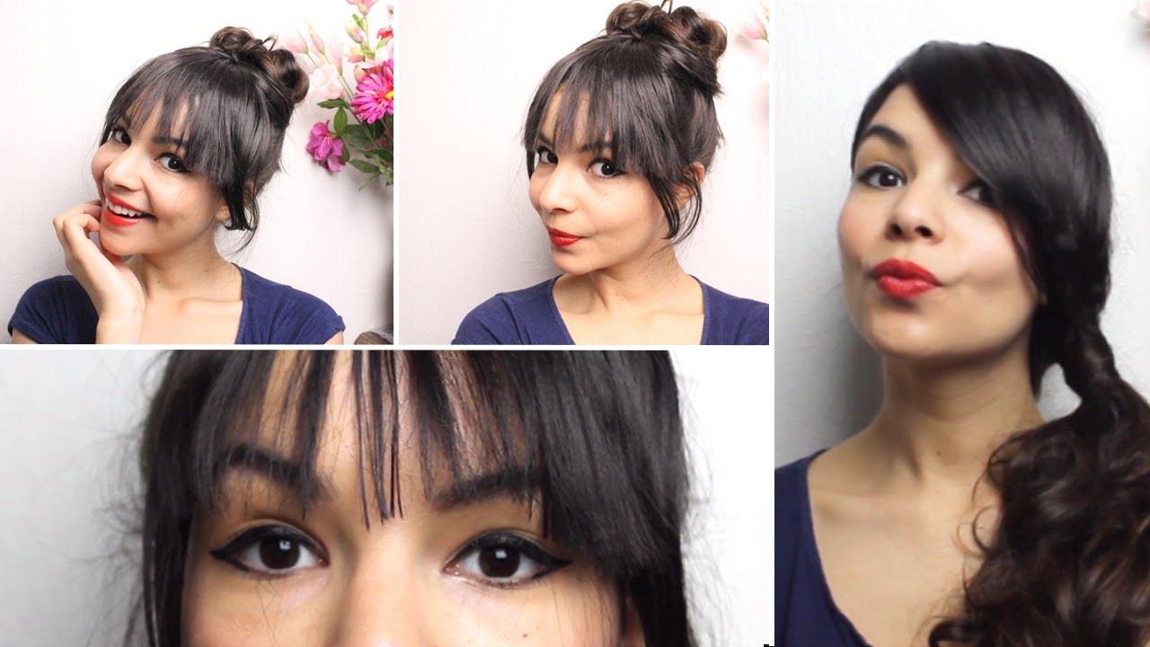 Tuto coiffure avec frange