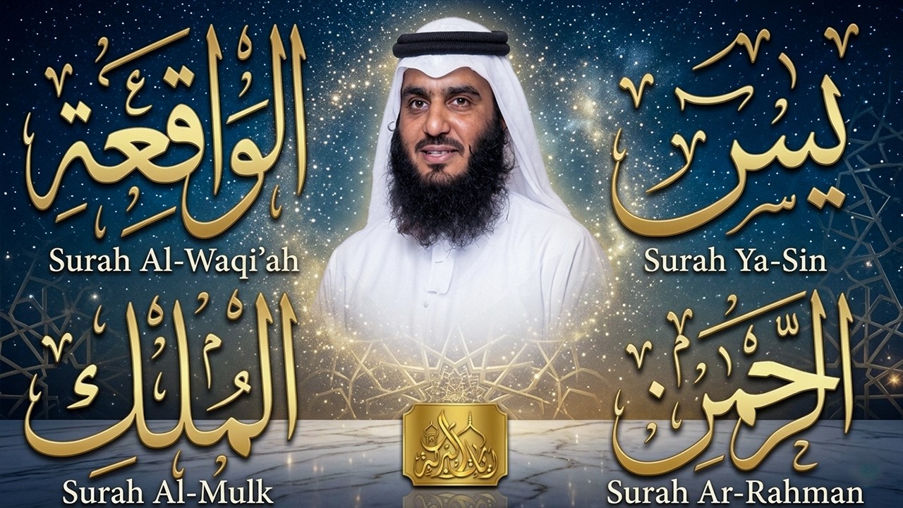 استمع بنية الرزق والشفاء ( يس - الرحمن - الواقعة - الملك ) الشيخ أحمد العجمي.
