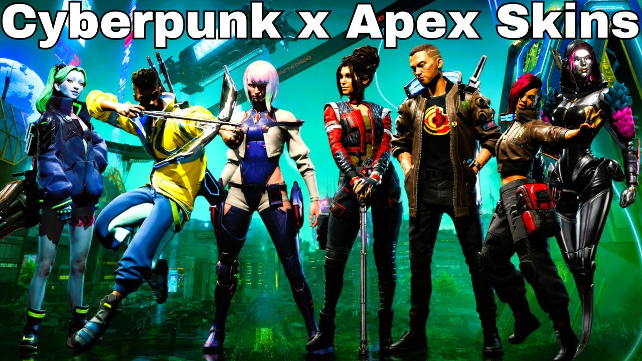Все киберпанк-скины в Apex Legends! (Демонстрация раннего доступа)