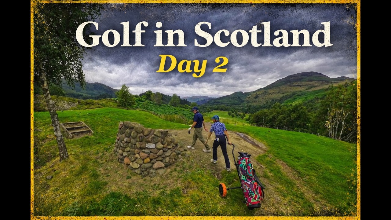 DKB in Crieff Scotland Day 2 St. Fillans Golf Club