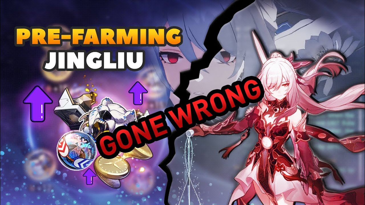 Pre-farming Jingliu relics, unlucky session Part 1 - Honkai: Star Rail