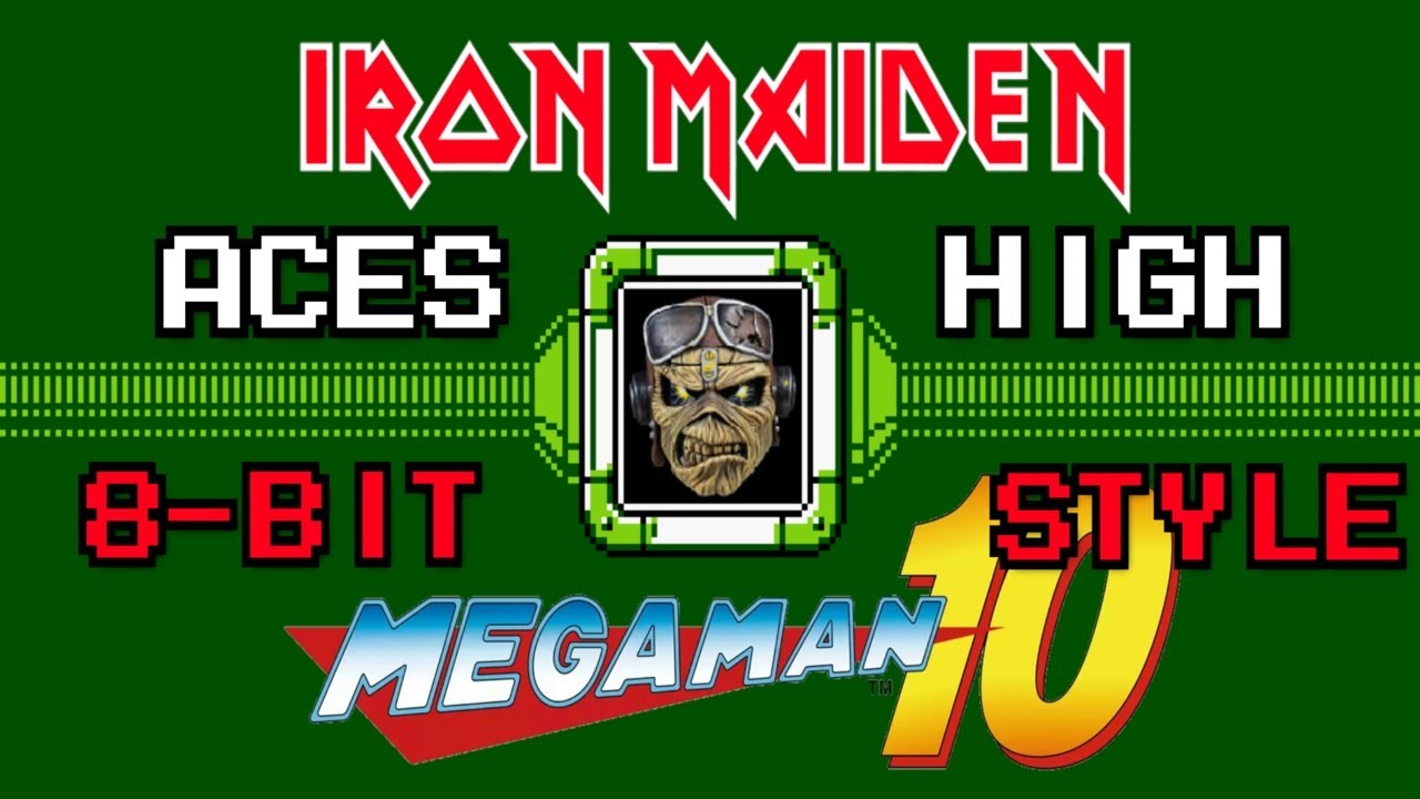 Iron Maiden – Aces High | 8-bit Mega Man 10 Style Cover [MM10]