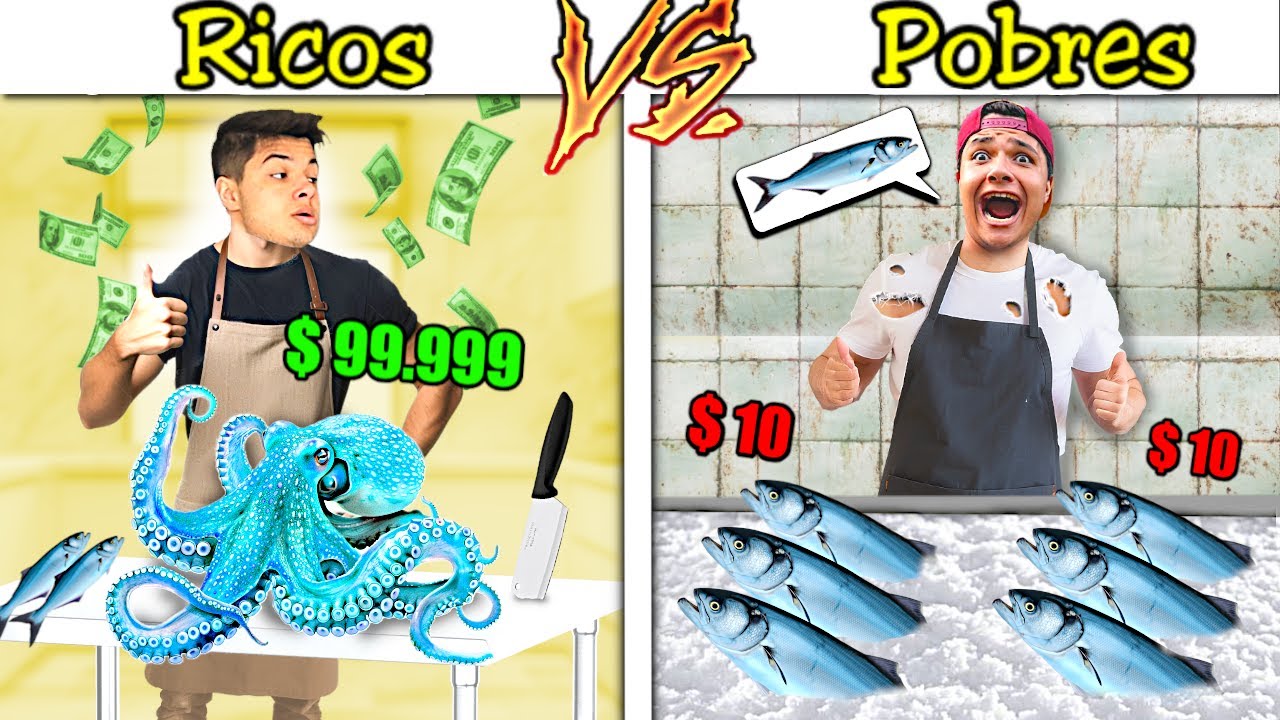 RICOS VS POBRES NA LOJINHA DE PEIXE #211