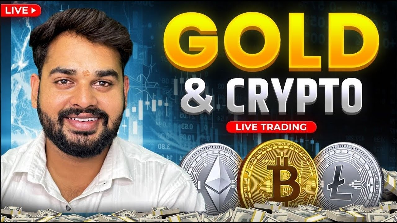 Gold live trading , live Market Analysis for Crypto and Gold | Hindi