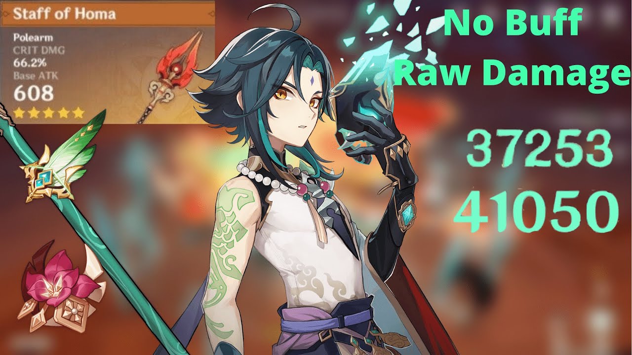 Xiao No Buff Raw Damage Showcase