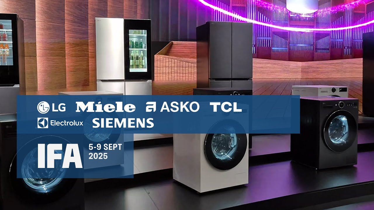 IFA 2025 - LG, Miele, Asko, Siemens, Electrolux, TCL