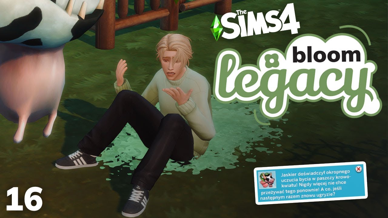 adopcja kotka i pożarcie przez krowo-kwiat 😯 Bloom Legacy Challenge🌼 The Sims 4 💚