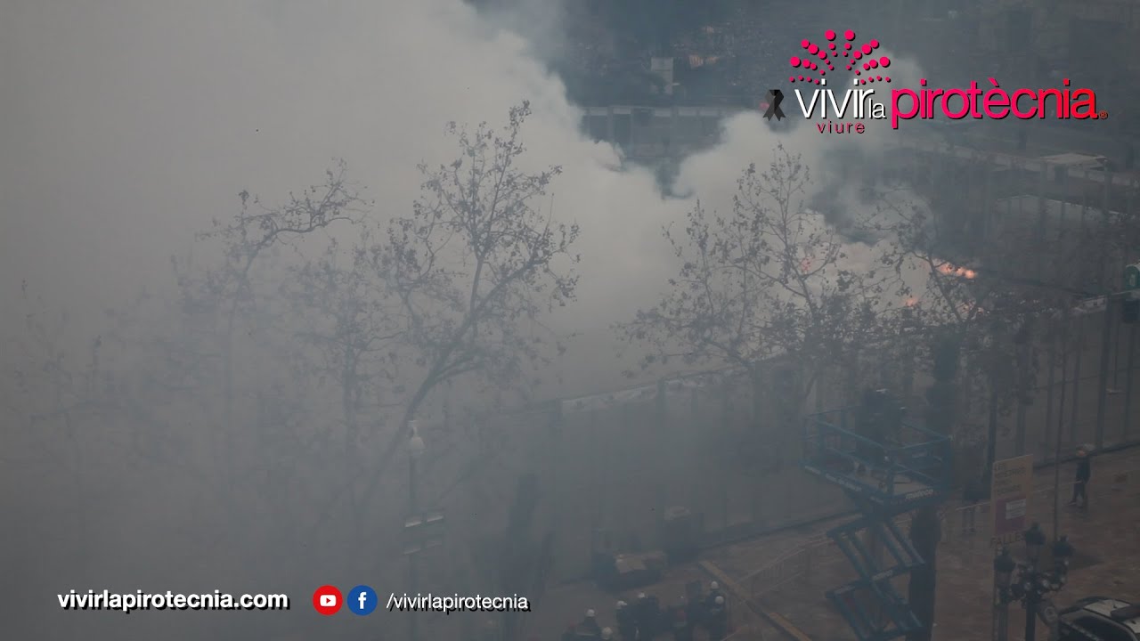 Fallas Valencia 2025, Mascletà Sábado 1 de Marzo 2025, Pirotecnia Peñarroja