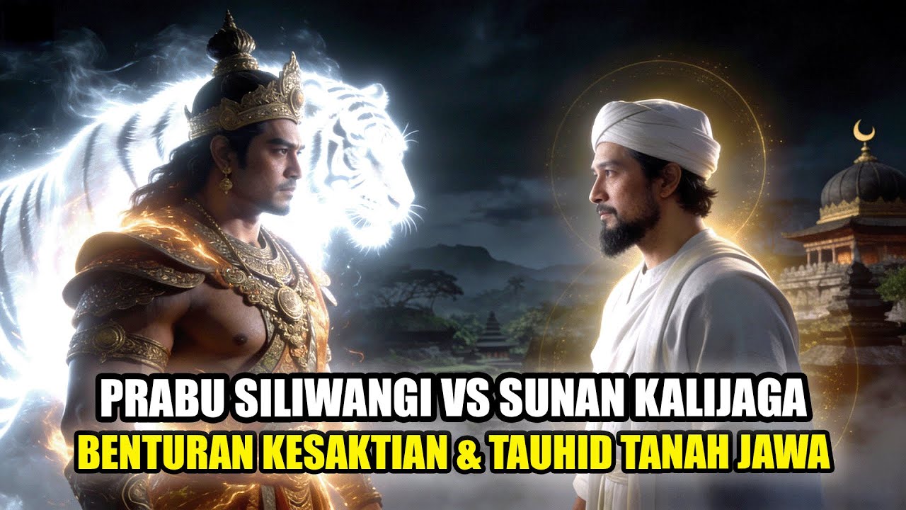 ADU SAKTI‼️ Prabu Siliwangi VS Sunan Kalijaga | Benturan Kesaktian & Tauhid Tanah Jawa
