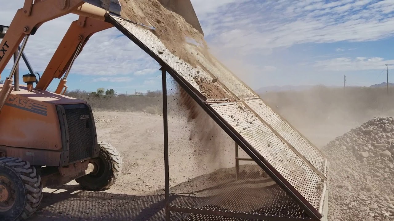 Rammed Earth Material Sifting