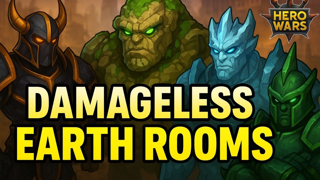 Hero Wars Mobile: Old Damageless Earth Room Strategy
