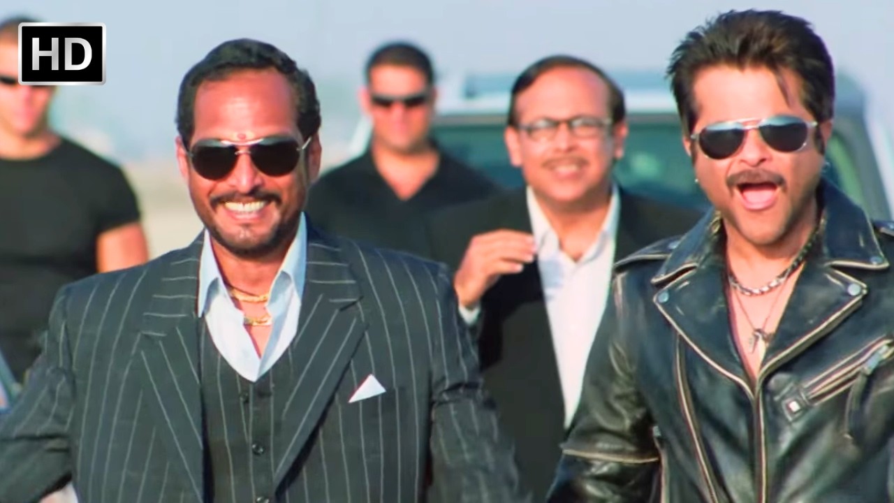 Welcome Scene - मजनू और उदय भाई धुरंदर स्टाइल - Anil Kapoor Comedy - Nana Patekar - Akshay Kumar