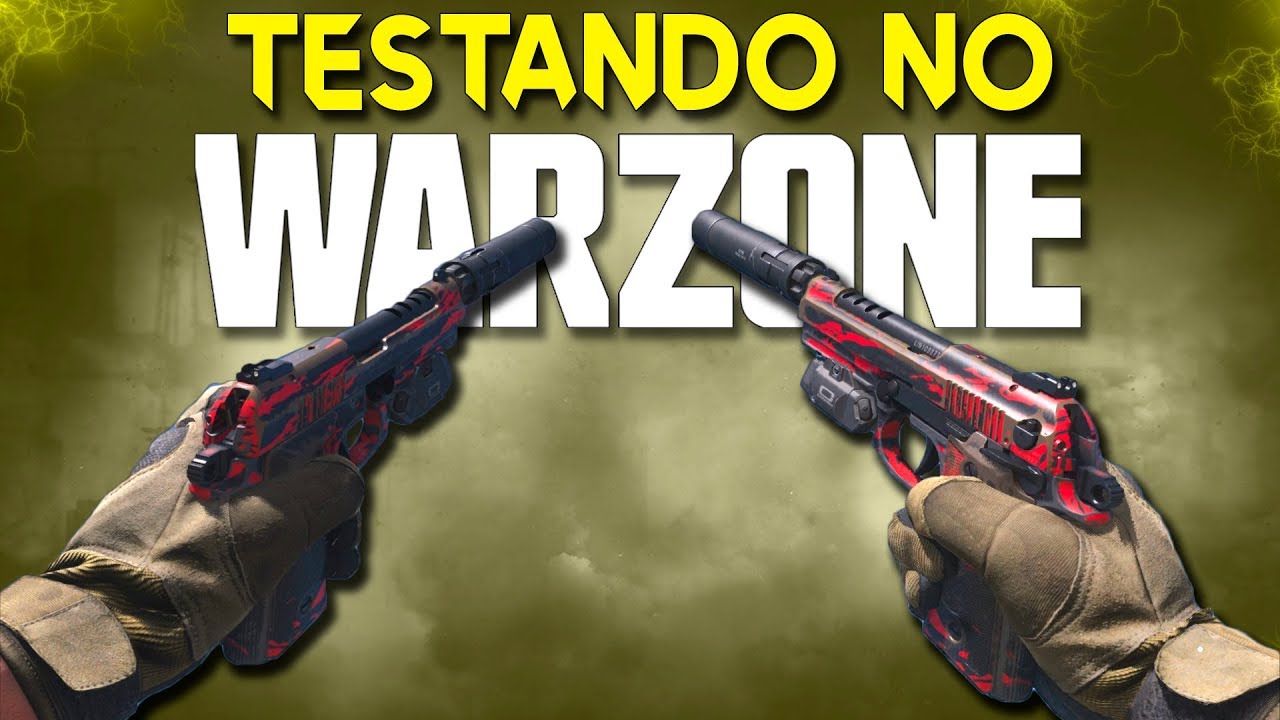 TESTANDO AS AKIMBOS DE RAJADA NO WARZONE! (QUEBRADA) - Modo Solo