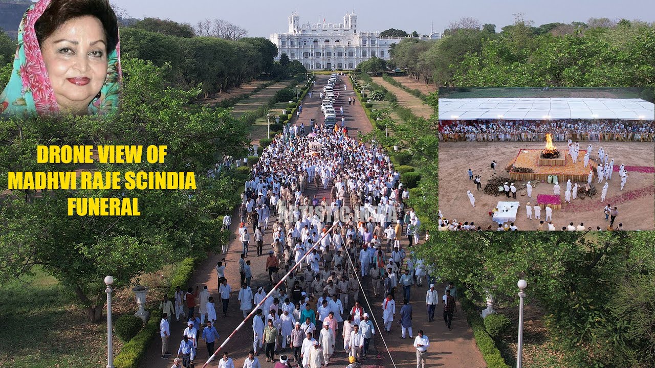 Madhvi raje scindia | Drone View | Last Moments Jaivilas Palace Gwalior Jyotiraditya scindia Mother