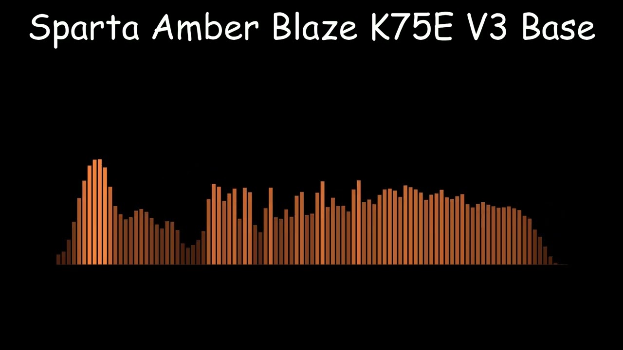 Sparta Amber Blaze K75E V3 Base