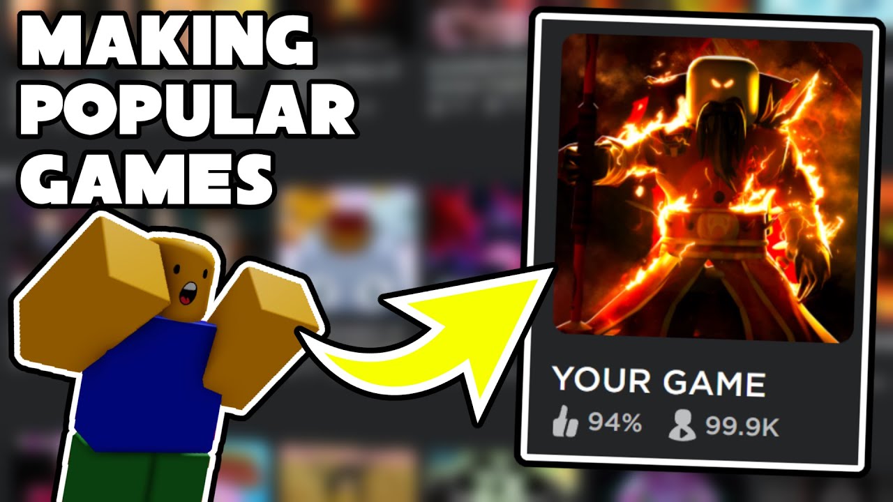 HOW TO MAKE YOUR GAME POPULAR ON ROBLOX