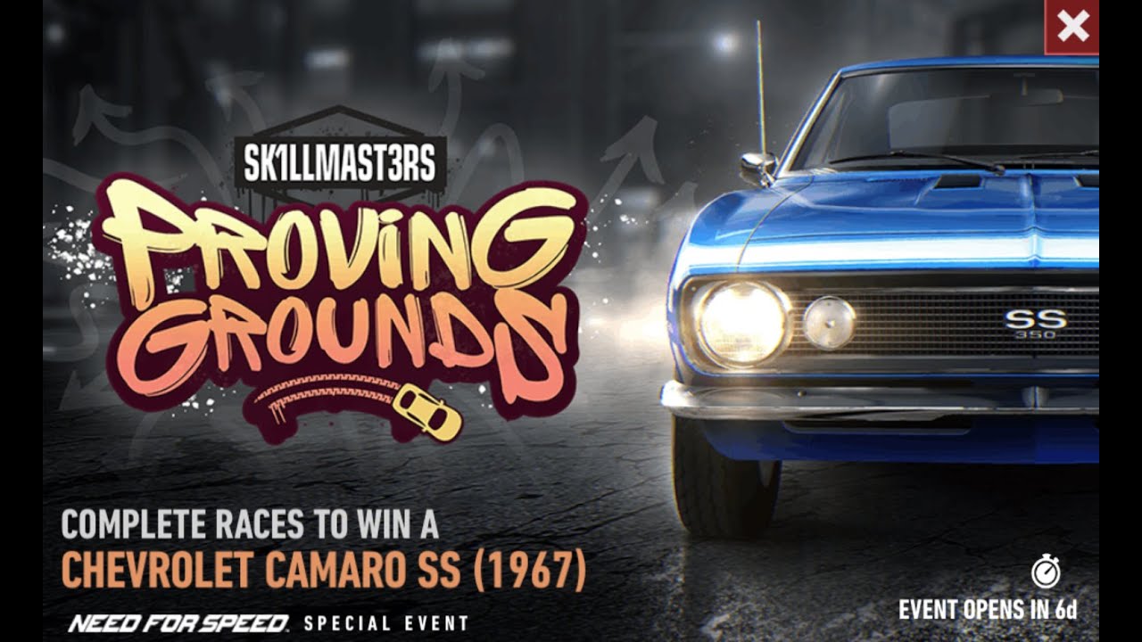 Need For Speed No Limits: Chevrolet Camaro SS (1967) | Proving Grounds (Day 4 - Blitz)