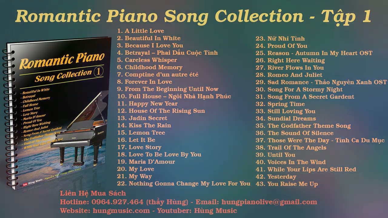 Romantic Piano Song Collection - Tập 1