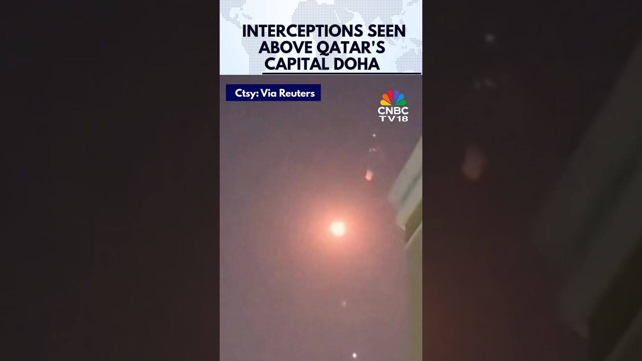 More Interceptions Seen Above Qatar's Capital as Iran Retaliates Over US-Israeli Attacks | N18G