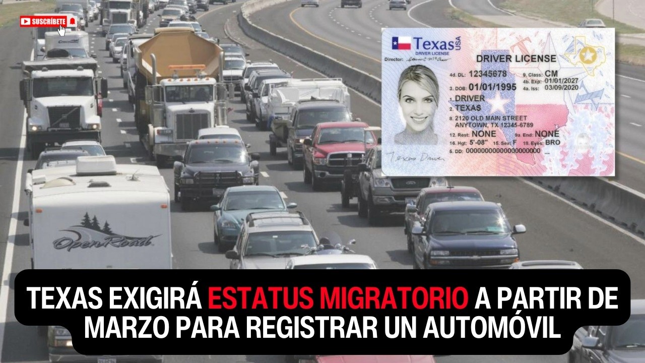 Inmigrantes indocumentados en Texas ya no podrán registrar o renovar un vehículo.