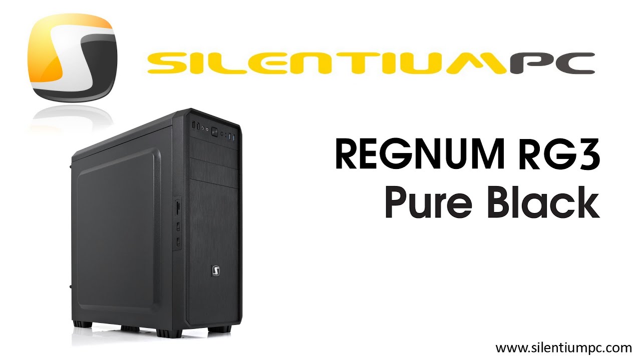 SilentiumPC Regnum RG3 Pure Black - oficjalna prezentacja
