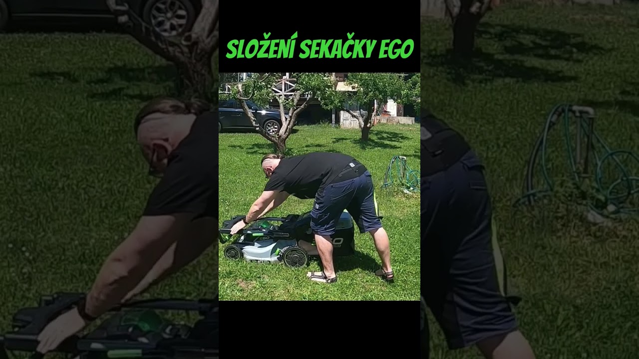 uk&aacute;zka složen&iacute; sekačky EGO #ego #egostroje #garden #zahrada #kutiltom #sekacka #aku n&aacute;řad&iacute;