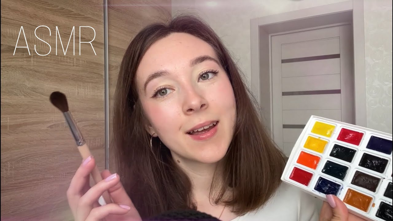 ASMR нарисую тебе кошачьи усики