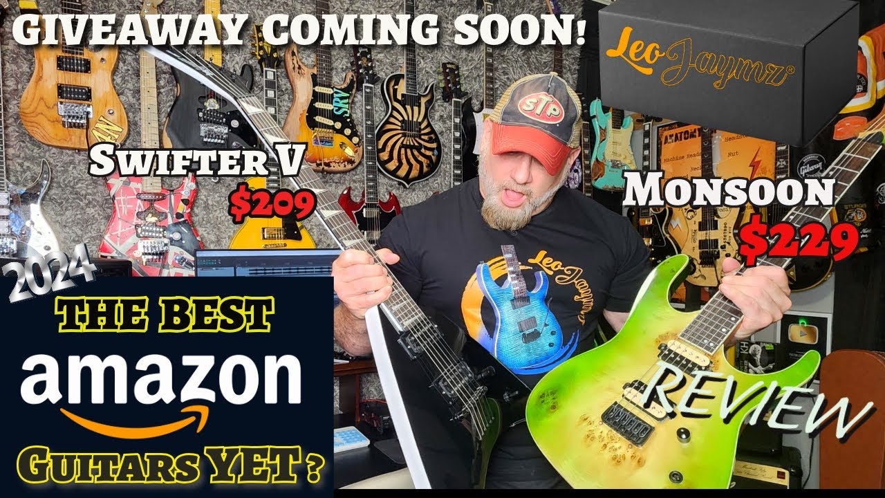Leo Jaymz Monsoon & Swifter V Guitar Review: Unbelievably  Cheap AMAZON  Guitars! 🎸🔥