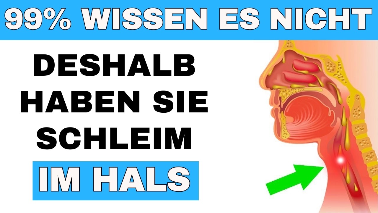 Ständiger Schleim im Hals? Die wahren Ursachen + 7 bewährte Lösungen, die sofort helfen!