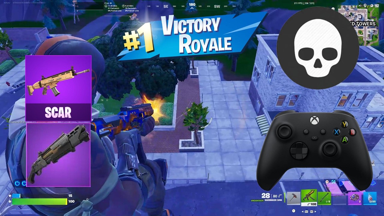 Fortnite solos reload match | fast gameplay | high kill game |