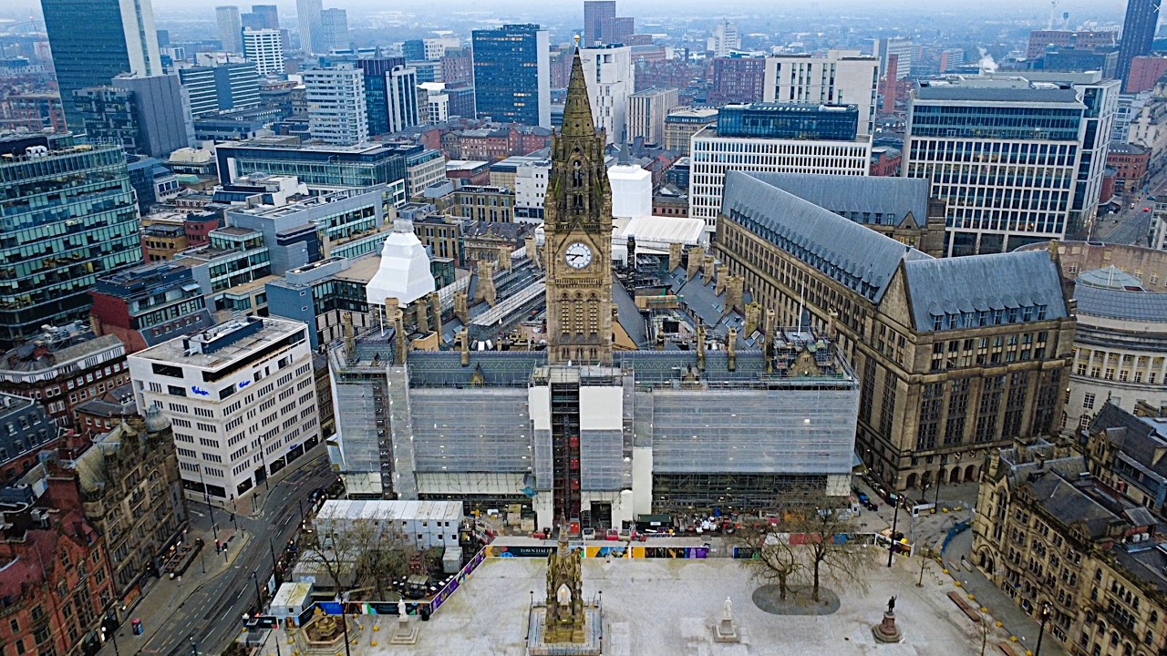 Manchester Town Hall, Albert Square, Manchester