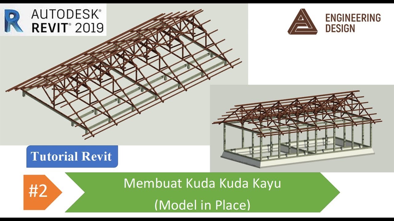 Tutorial Revit #2 Membuat Kuda Kuda Kayu - Model in Place