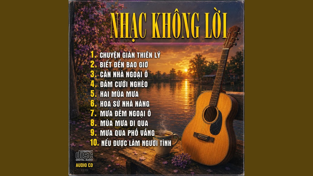 Mưa Qua Phố Vắng - H&ograve;a Tấu Guitar Kh&ocirc;ng Lời