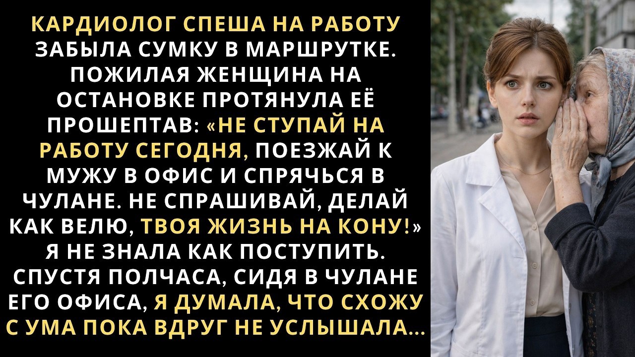 «Кардиолог забыла сумку в маршрутке… На остановке пожилая женщина протянула её»