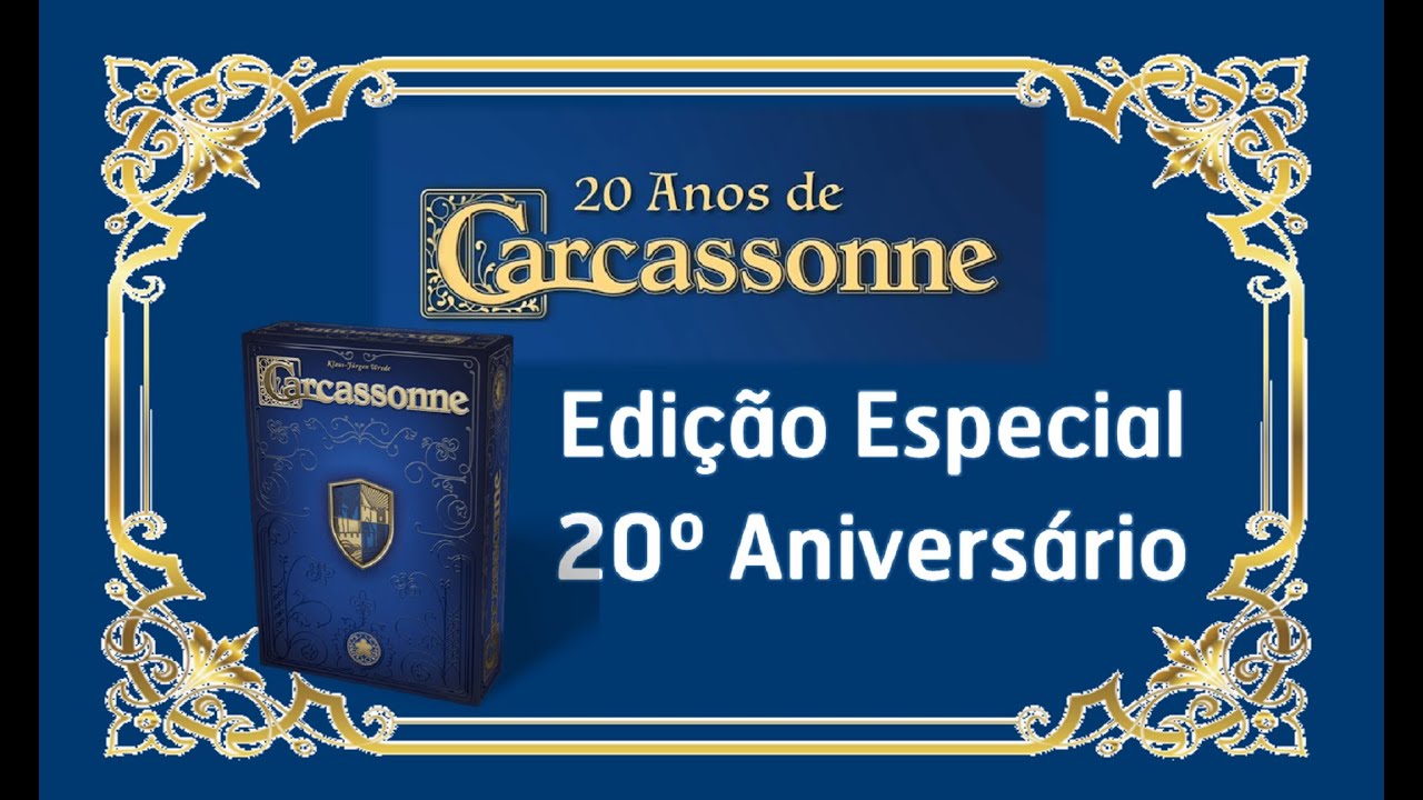 CARCASSONNE 20 ANOS | APRESENTAÇÃO DA EDIÇÃO ESPECIAL