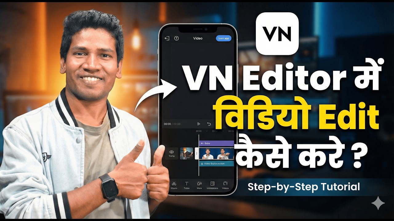 VN Editor में Video Editing कैसे करे 2026 | How To Edit YouTube Video In VN Editor