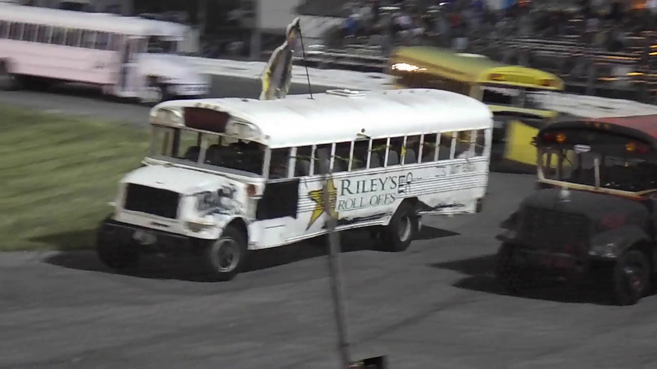 2020 Sportsdrome Speedway Figure-8 School Bus Race