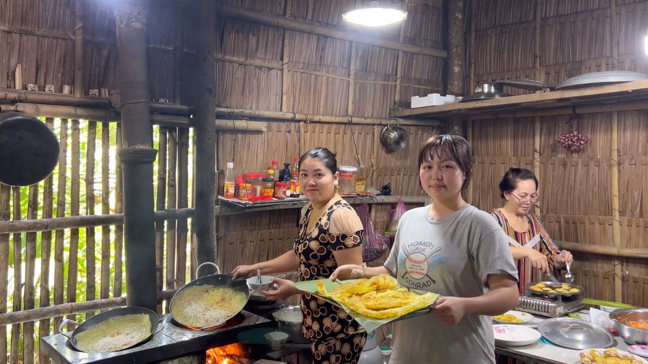 Đổ Bánh Xèo ,Bánh Khọt Theo Công Thức Này Bánh Giòn , Béo, Thơm Ngon Khó Cưỡng |Atml