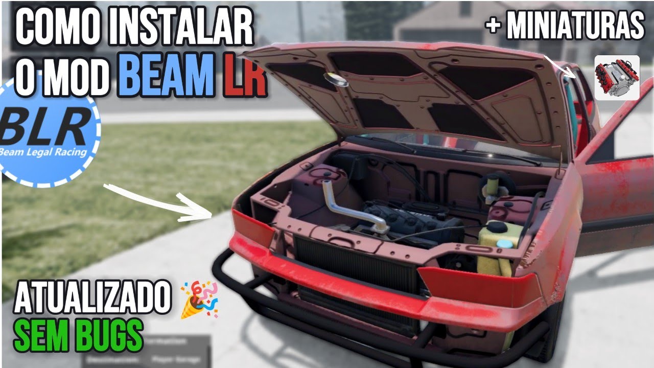 COMO INSTALAR O MOD BEAMLR SEM BUGS + FOTOS DAS PEÇAS + Como Começar BEM! | BeamNG 🚀