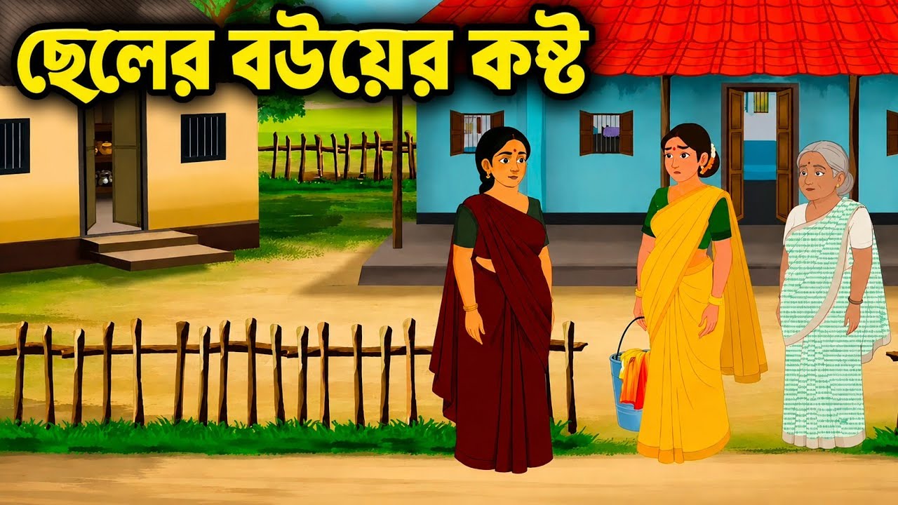 মা পাগল ছেলের বউএর কষ্ট | Bangla Cartoon | Bengali Moral Stories | Thakumar Jhuli |