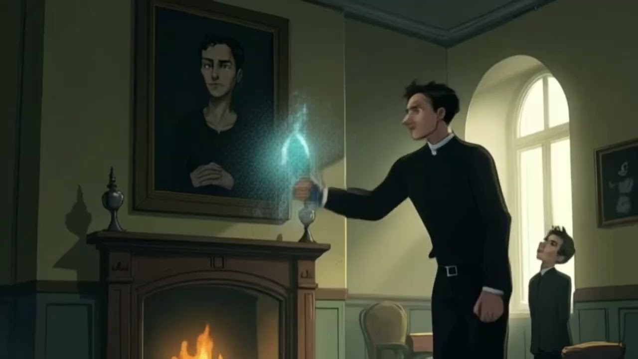 The Portrait's Curse, a spooky thrilling animated journey